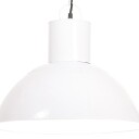 vidaXL Hengelampe 25 W hvit rund 48 cm E27