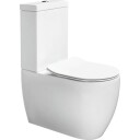 LAVABO GLOMP RIMLESS GULVSTÅENDE TOALETT HVIT