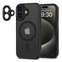 Tech-Protect MagCam iPhone 16 Deksel - MagSafe Kompatibel - Matt Svart