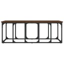 vidaXL Salongbord brun eik 100x50x35,5 cm konstruert tre