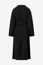 Gina Tricot - Kåpe High Neck Wool Blend Coat - Svart