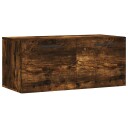  Veggskap røkt eik 80x36,5x35 cm konstruert tre 8720845949464