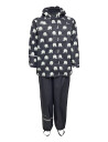 CeLaVi Rainwear Set Elephant Aop Pu Blue 110