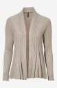 Ribbet åpen cardigan