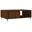 vidaXL Salongbord brun eik 90x60x35 cm konstruert tre