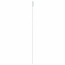 vidaXL Skyvedør frostet ESG-glass og aluminium 90x205 cm hvit