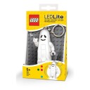 LEGO Spøkelses Nøkkelring med LED-lys Hvit