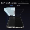 Spigen EZ Fit Herdet Glass Skjermbeskytter 2-pakning for iPhone 12/12 Pro - Case Friendly