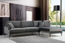 Stacker Hjørnesofa med Divan Høyre   Svart