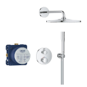 Grohe Precision Thermostat Dusjpakke For innbygning 2 uttak Krom