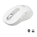 Logitech Signature M650 Trådløs Mus Off-White med 5 Knapper og Ergonomisk Design