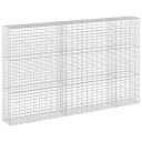 vidaXL Gabion med 3,5 mm tråd og 5x10 cm mesh 250x30x150 cm
