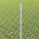  Gjerde med innlegg. sølv 0.6 x 10 m Stål