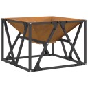  Fyrgrube Kvadratisk 50x50x35 cm Værbestandig Stål