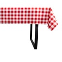 Borg Living Tekstil voksduk med akrylbelegg   Check red   140 cm bred   På metermål