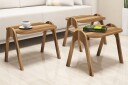 Hovdane Settbord 49 cm 3 Bord - Brun