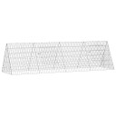 Vidaxl Kaninbur Sølv 215 X 55 X 55 cm Galvanisert Stål