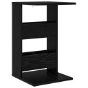 vidaXL Sidetabell Svart Eik 40 x 35 x 60,5 cm Konstruert tre