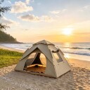 Northix telt Pop up campingtelt for 3 4 personer mørkleggingsfôr