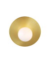 Visual Comfort Nodes Large Angled Sconce Brass