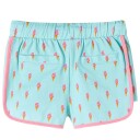  Barneshorts med snor lysemynte 128