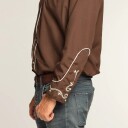 Boland Western Shirt Brun XL
