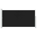vidaXL Uttrekkbar sidemarkise 160x300 cm svart