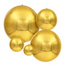 Ballongkungen Folieballong Speilball Gull 3-pakning 25 cm LB25G