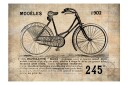 Fototapet Old School Bicycle 300x210 - Artgeist sp. z o. o.