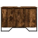  Servantskap røkt eik 91x35x60 cm konstruert tre 8721102812293