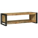  Kaffebord 120x50x38 cm Massivt Grovt Tre Mango