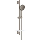 Grohe Vitalio Joy+ dusjsett, vannbesparende, børstet sort krom brushed hard graphite 600 mm