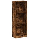 Bokhylle røkt eik 40x24x109 cm konstruert tre