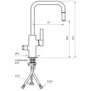 Tapwell Arm887 Uttrekk + Avstengning Krom (TA-9423508)
