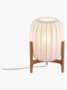 Watt & Veke Prisma bordlampe Oak White Mini Ø16x24,3 cm