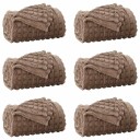 vidaXL Kastepledd 6 pcs Kamel 270 x 240 cm Fleece