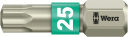 Wera Bits 1/4 Torsion Torx T25x25mm, Rostfri