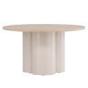 Venture Design Olivia salongbord Hvitkalking 80 cm Hvit
