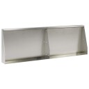 vidaXL Støttemur 2 stk. 60 x 12 x 50 cm Rustfritt stål Sølv