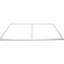 Contura Shower Next sidepanel for dusjkabinett, todelt, føringsglass, 90 cm white 88.7x190 cm