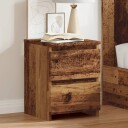  Nattbord 2 stk gammelt tre 30x30x40 cm konstruert tre 8721158434425