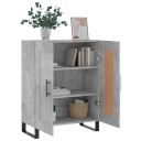 vidaXL Skjenk betonggrå 69,5x34x90 cm konstruert tre