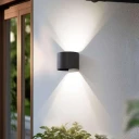 Lindby Dara Round LED Smart Utendørs Vegglampe Grå