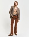 Gant Ekstra fin lammeull genser med V-hals CARAMEL BEIGE XL