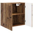 vidaXL Vegghengt skap Gammelt tre 59 x 31 x 60 cm Konstruert tre