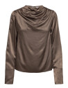Twist & Tango Tammie Satin Blouse   Brown   34
