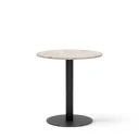 New Works Florence Søylebord Ø70cm Svart Marquina Marmor