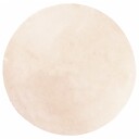 Teppe HUARTE kort luv mykt og vaskbart beige Ø 200 cm