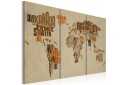 Bilde Map of the world 90x60   Artgeist sp. z o. o.