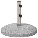 vidaXL Parasolfot for 40 50 mm stang 26.45 kg Grå for 40 50 mm Pole